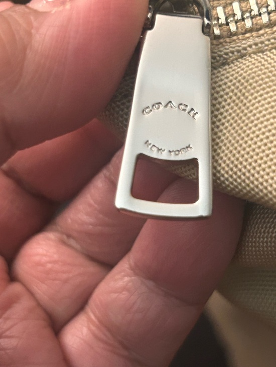 Coach Nylon Tote Bag with Silver Hardware. *Original Hang Tag missing - Picture 4 of 11